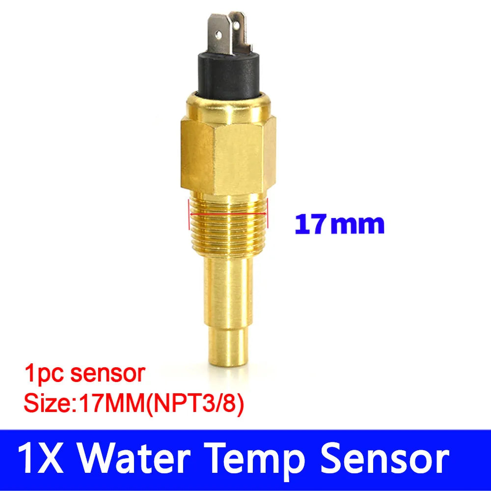 Car Boat Diesel Engine 5 Gauge Instrument Panel Set | GPS Speedometer Tachometer Fuel Oil Pressure Volt MyPetiteCar.com