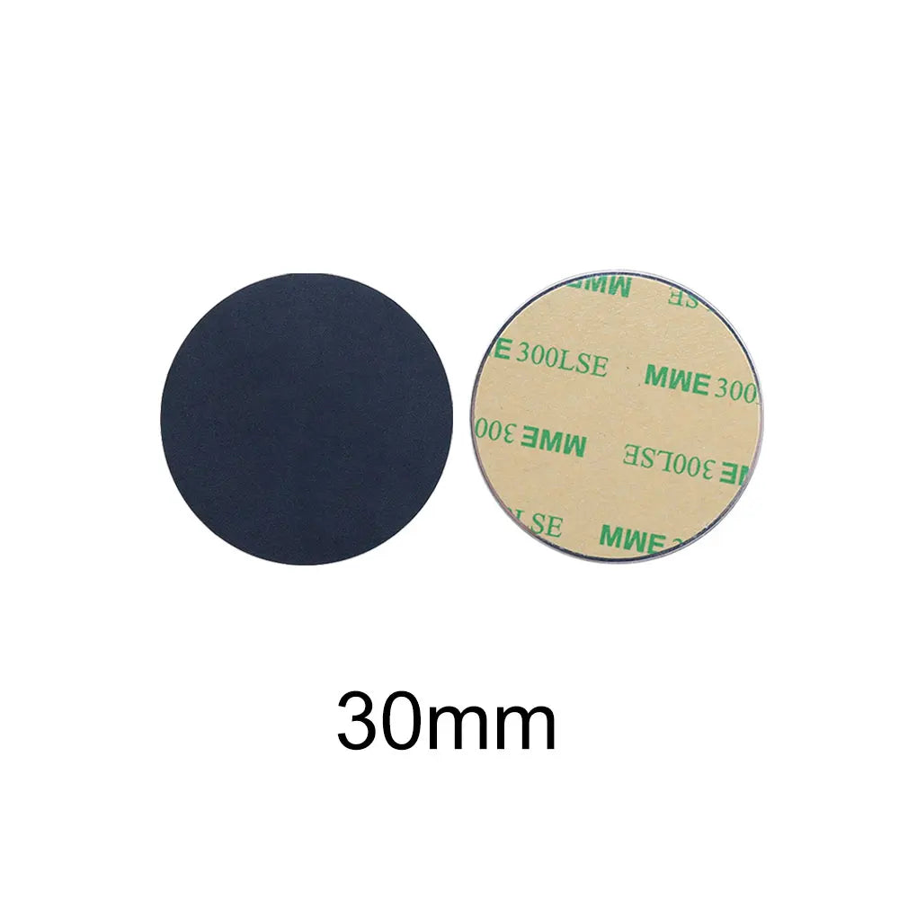 10pcs Black Magnetic Metal Plates for Car Phone Holder | Universal Iron Sheet Disk Sticker Mount MyPetiteCar.com