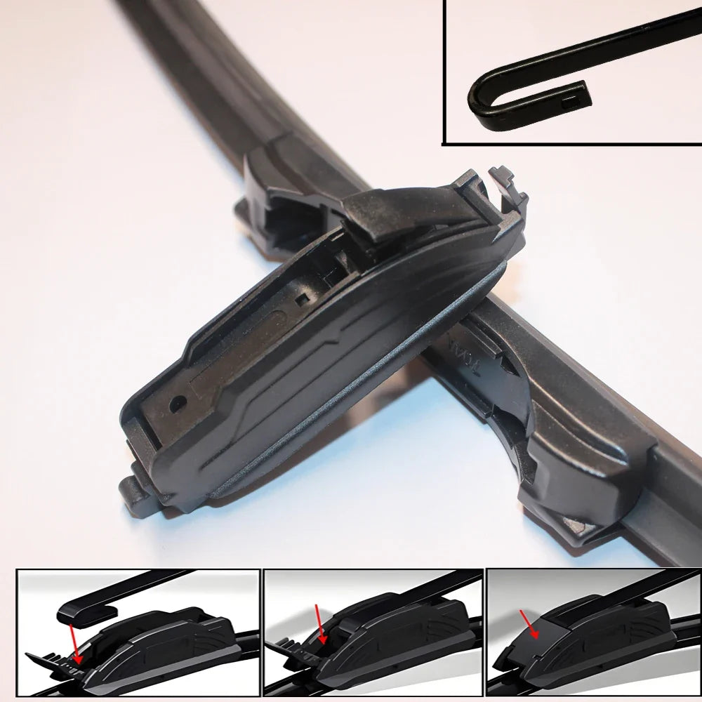 For Nissan Qashqai J11 2013-2020 Front Wiper Blades | Dual Rubber Beam MyPetiteCar.com