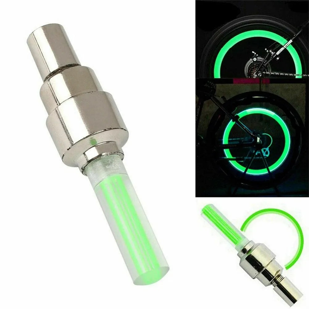 LED Valve Stem Cap Light | Motion-Activated Wheel Tire Light for Bike Car Motorcycle MyPetiteCar.com
