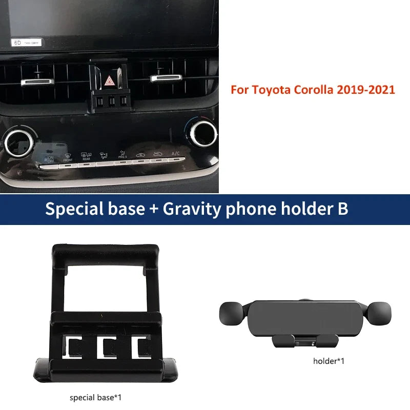 Phone Holder For Toyota Corolla MK12 2019-2021 Wireless Charging