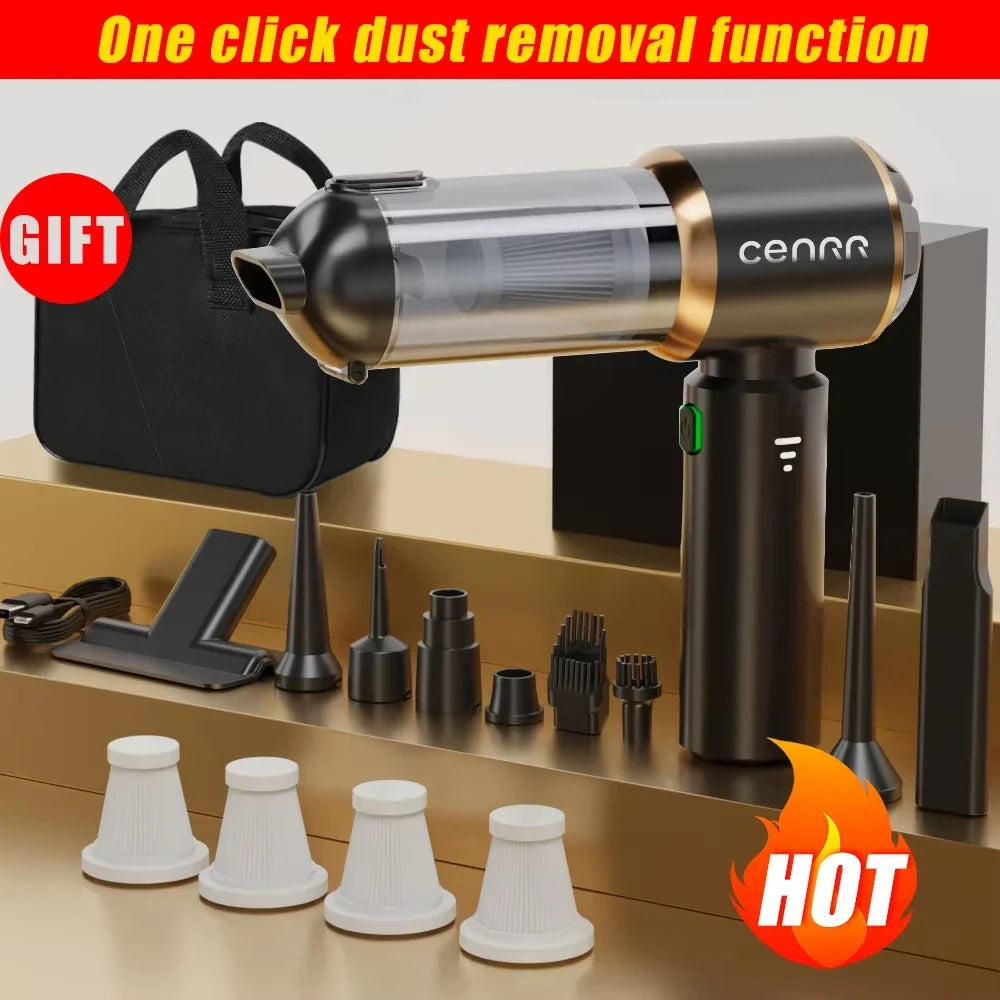 CENRR 998000PA Cordless Car Vacuum Cleaner | Strong Suction Handheld Vacuum MyPetiteCar.com