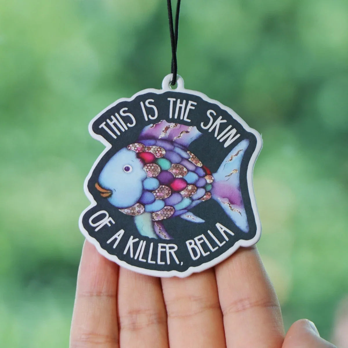 Raccoon Quotes Fragrant Paper Car Air Freshener | Solid Perfume Hanging for Home and Auto