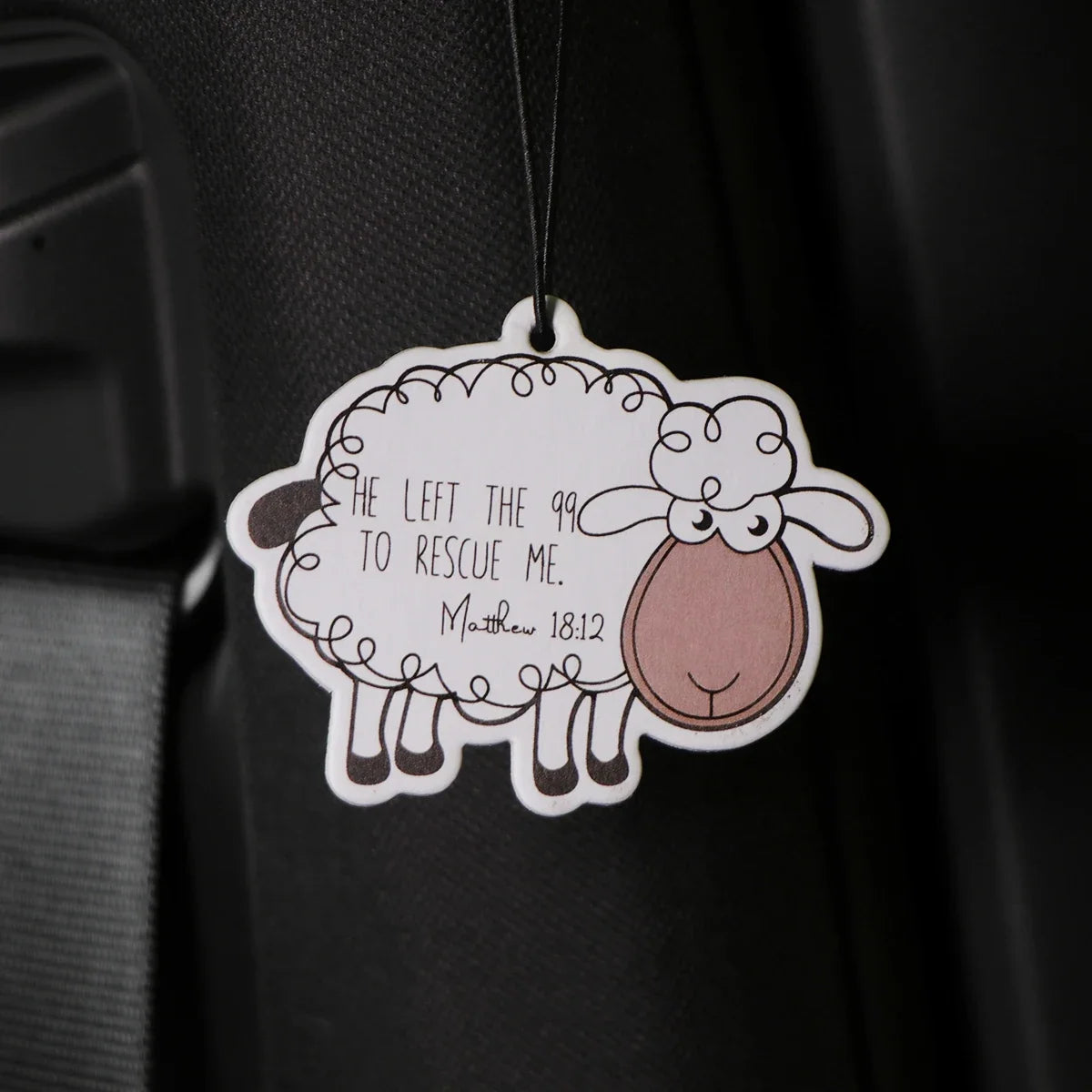 Raccoon Quotes Fragrant Paper Car Air Freshener | Solid Perfume Hanging for Home and Auto