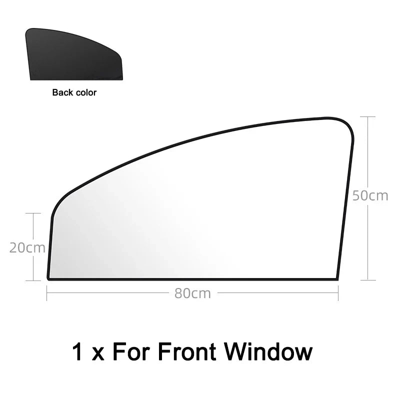 Car Side Window Sun Shade | Magnetic UV Protection Curtains for Privacy and Heat Reduction MyPetiteCar.com