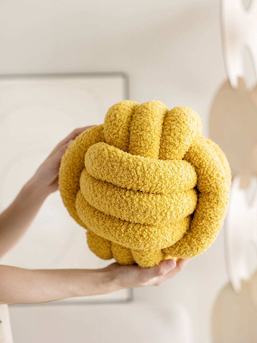 Spherical Lamb Wool Cushion
