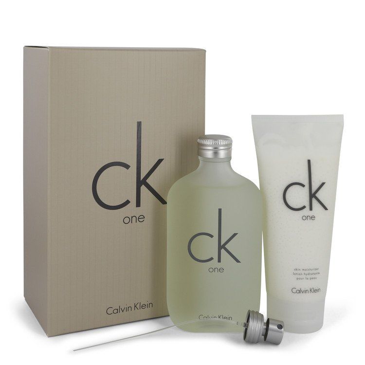 Ck One by Calvin Klein Gift Set - 6.7 oz Eau De Toilette Spray + 6.7 oz Body Moisturizer