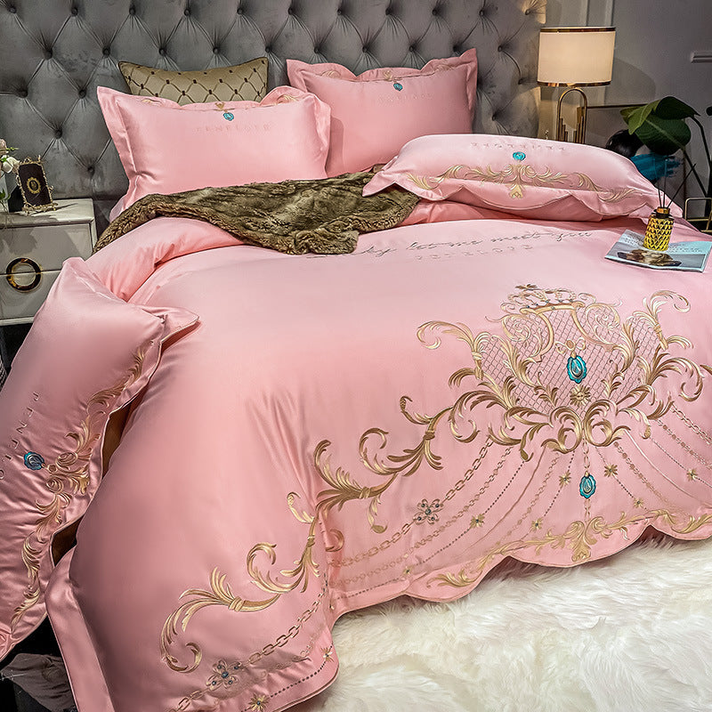 Ice Silk Quilt Bed Sheet Set