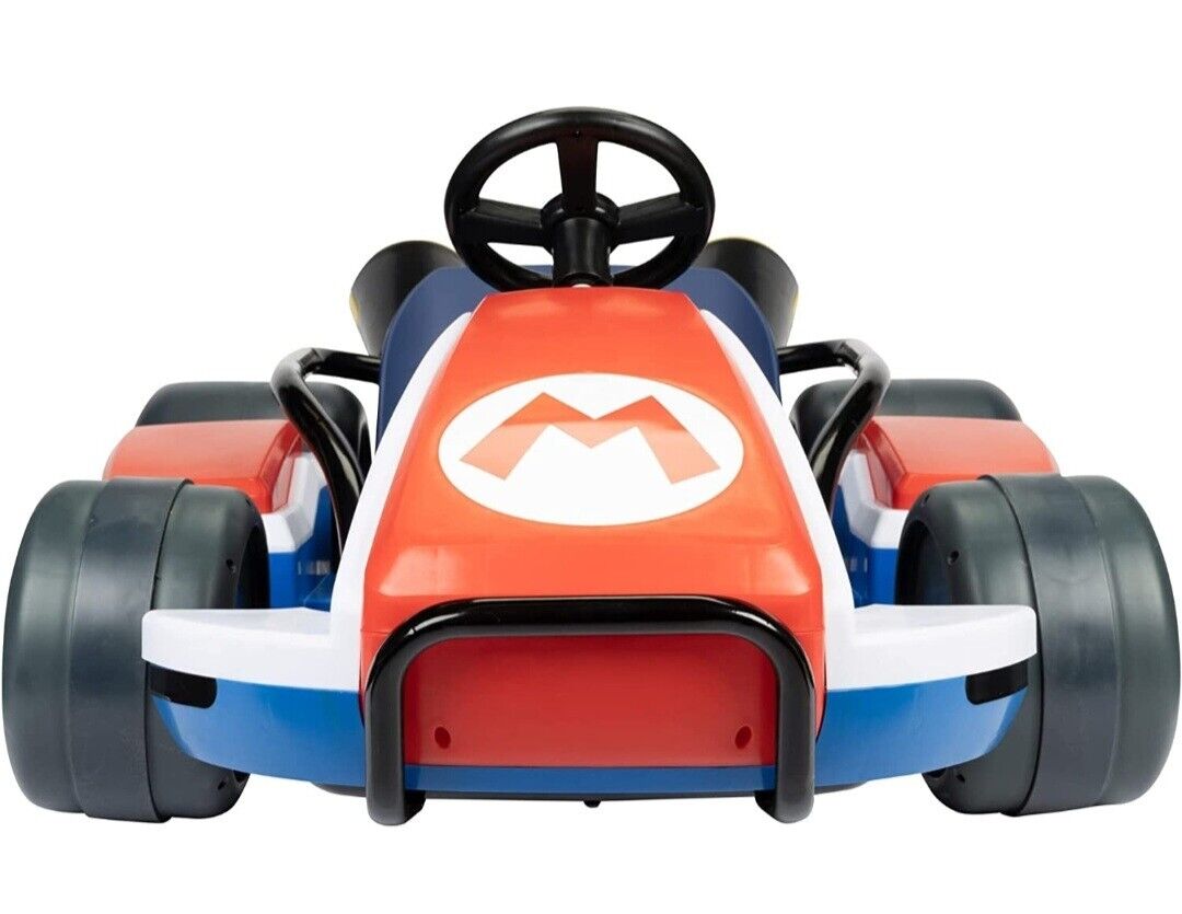 NEW Super Mario Kart 24V 3-Speed Drifting Ride-On Racer with Adjustable Seat and Sound Effects - Fast and Exciting