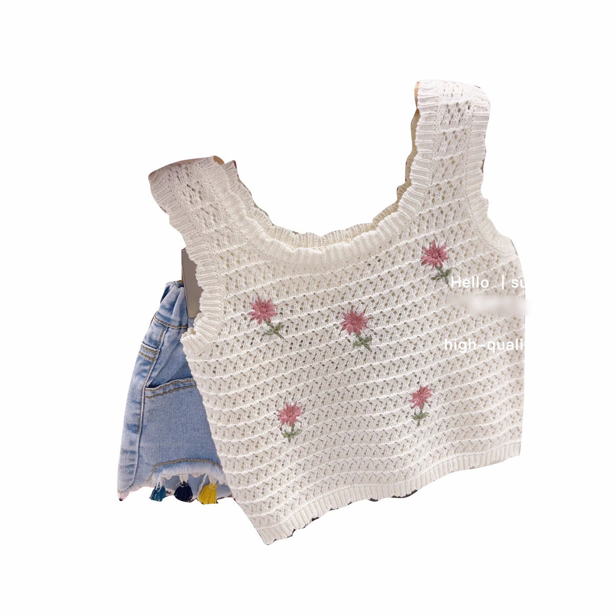 Hollow Children Straps Baby Thin Vest Children's Clothing Sell My Stuff