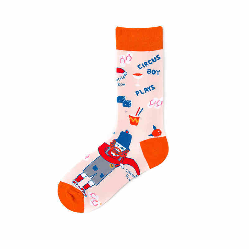 Pure Cotton Street Hip-hop Sports Long Socks