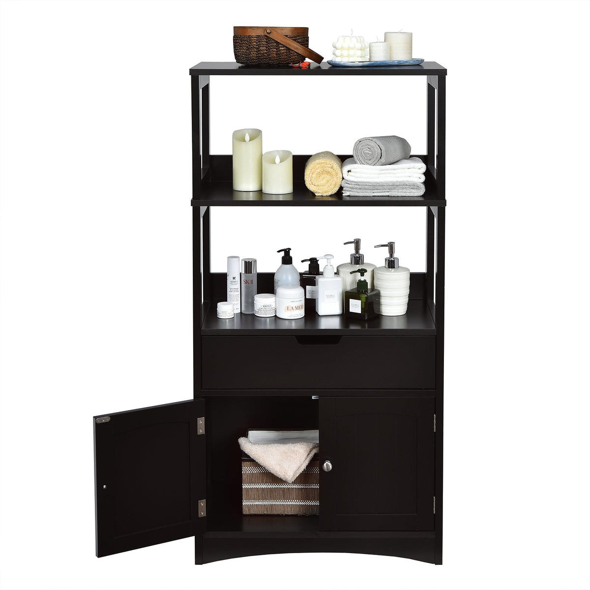 Bathroom Storage Cabinet with Drawer and Shelf Floor Cabinet DirectDeals