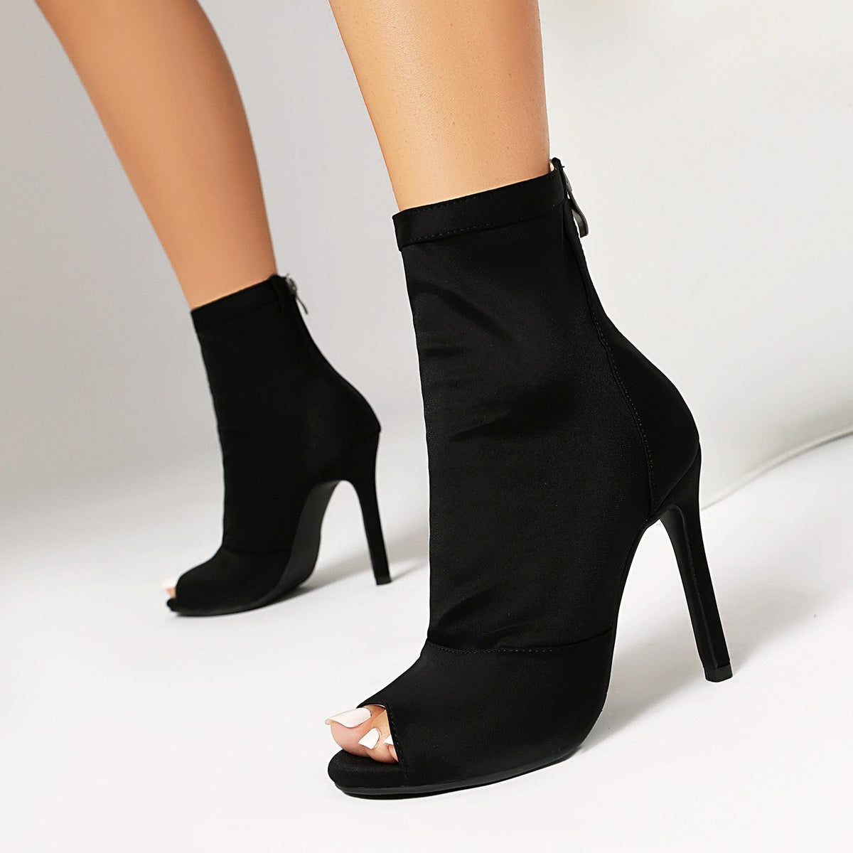 Indoor Shoe Soles High-heeled Women's Stiletto Boots With Fishmouth.