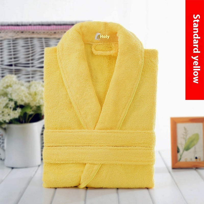 Cotton Winter Bathrobe Quick-dry Thickened
