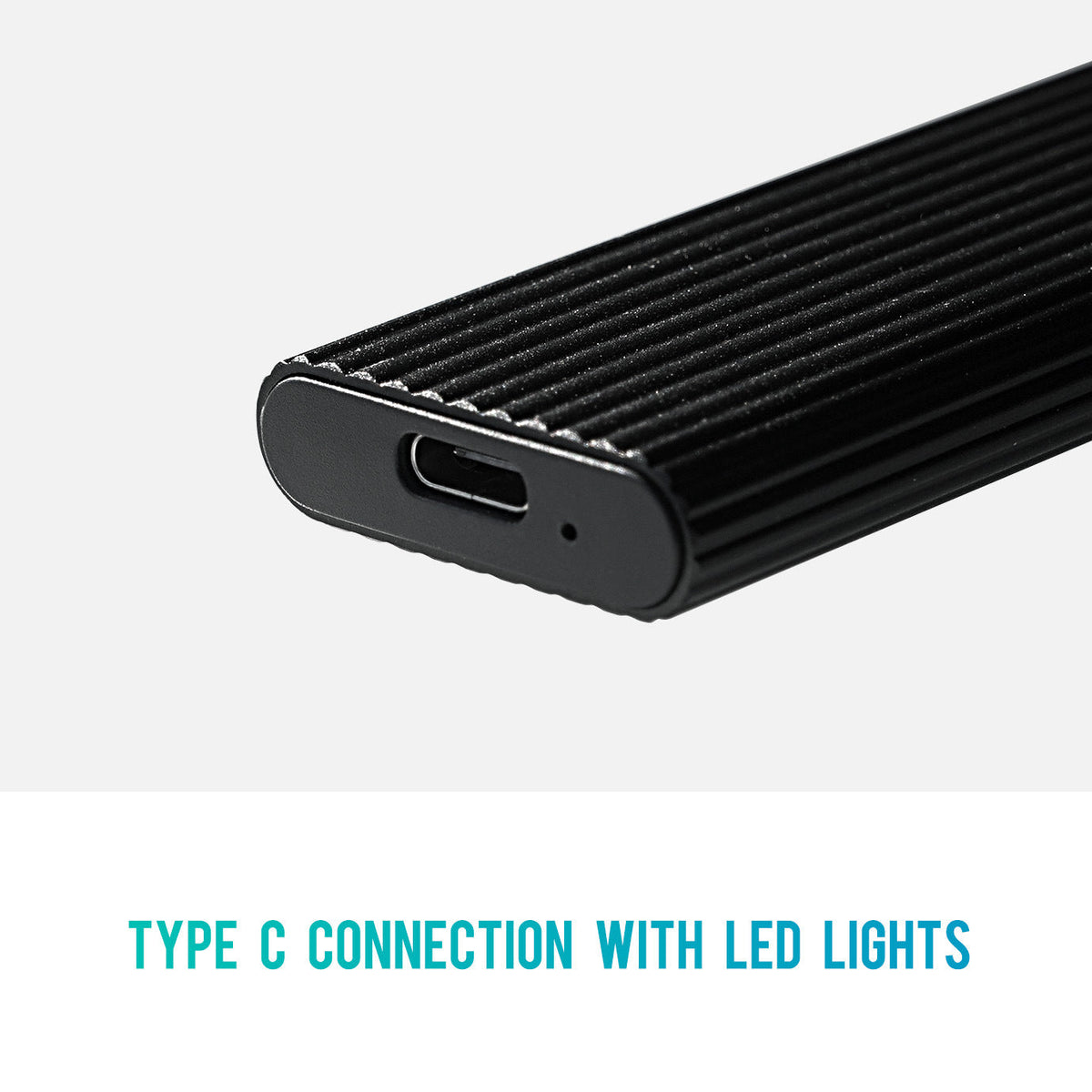 Dual Protocol SSD Universal Hard Disk Enclosure
