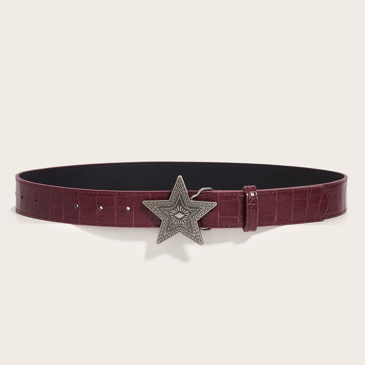 Personalized Subculture Black Waist Belt
