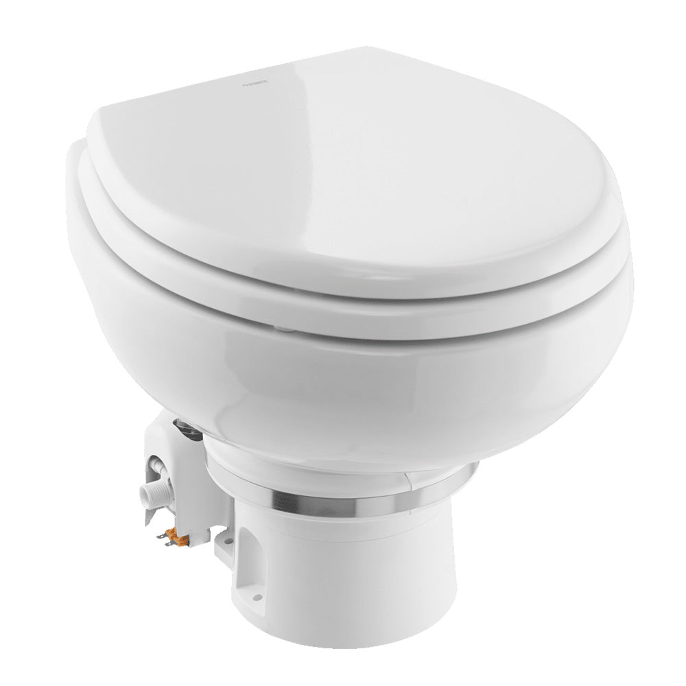 Dometic MasterFlush MF 7120 - White - Electric Macerating Toilet w/Orbit Base  Slow Close Seat - Freshwater - 12V TRAPSKI