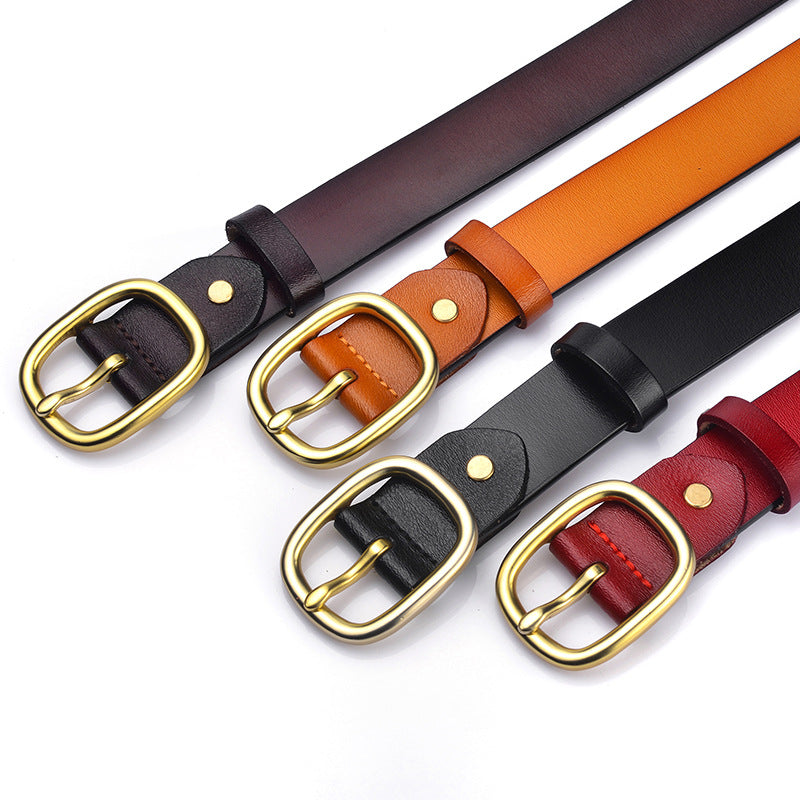 Women's New Genuine Leather Belt