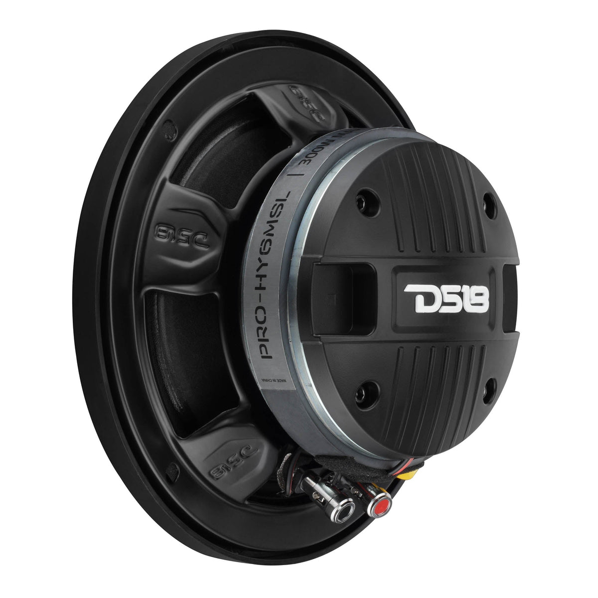 PRO 6.5" Shallow Coaxial Hybrid Mid-Range Loudspeaker with Built-in Driver | 150W RMS 8-Ohm DS18