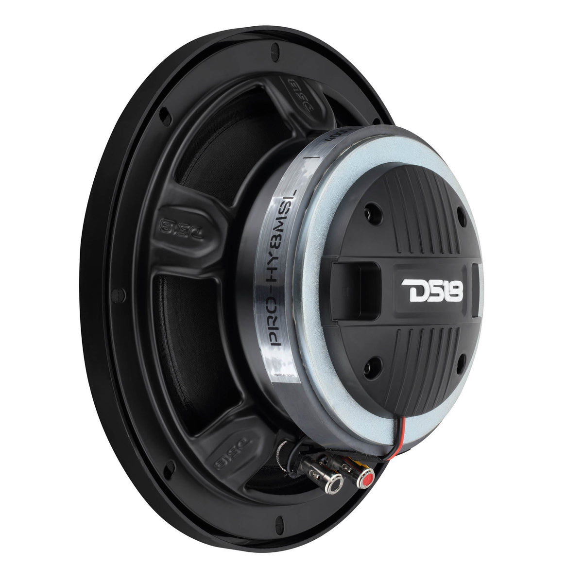 PRO 8" Shallow Coaxial Hybrid Mid-Range Loudspeaker with Built-in Driver | 200W RMS 8-Ohm DS18
