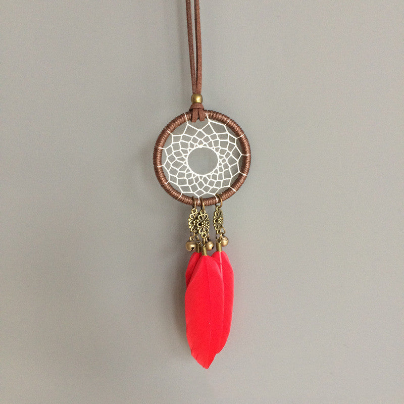 Feather Car Pendant Safety Accessory