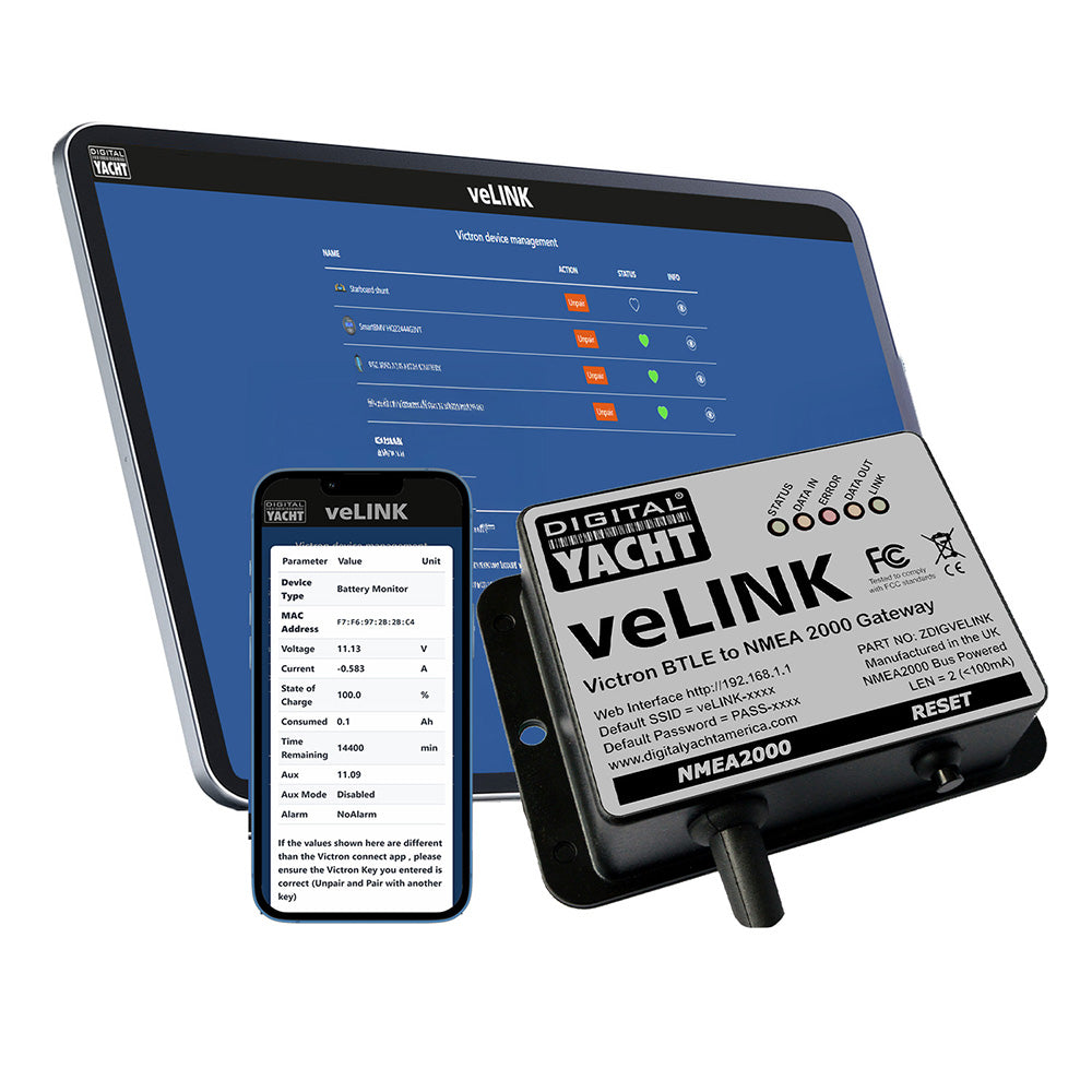 Digital Yacht veLink Victron BLE to NMEA 2000 TRAPSKI