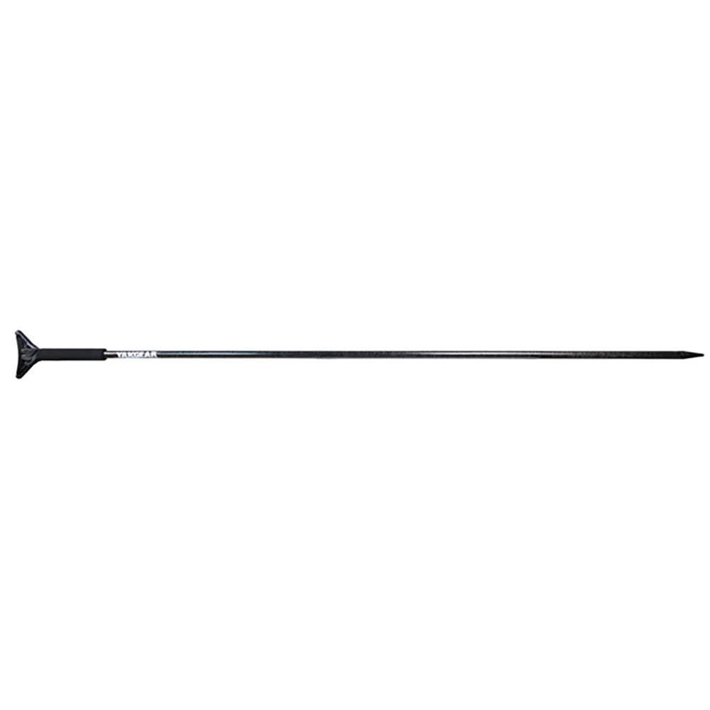 YakGear YakStick 6.5' Black Floating Stake-Out Anchor Stick w/Mudfoot TRAPSKI