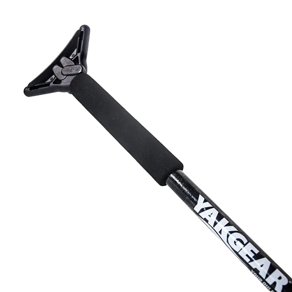 YakGear YakStick 6.5' Black Floating Stake-Out Anchor Stick w/Mudfoot TRAPSKI