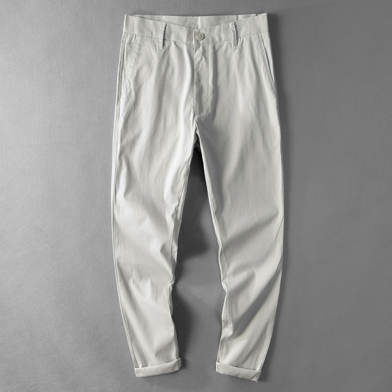 Men's Cotton Slim Fit Stretch Skinny Trousers