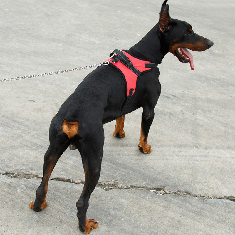 Pet Saddle Chest Strap Camouflage Outdoor Traction Dog Vest