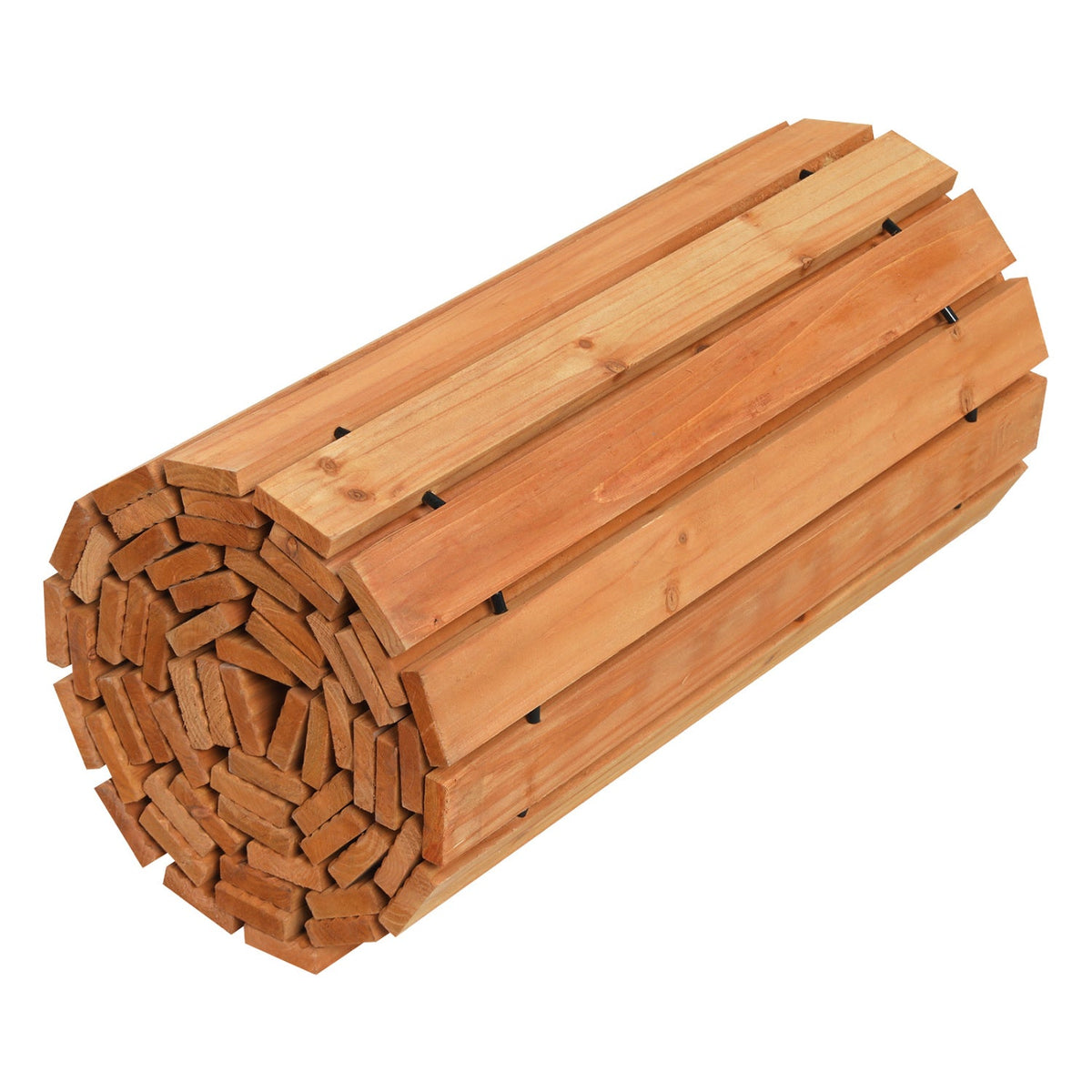12 FT Wooden Garden Pathway 22 Inches Wide Outdoor Roll out Straight Walkway DirectDeals