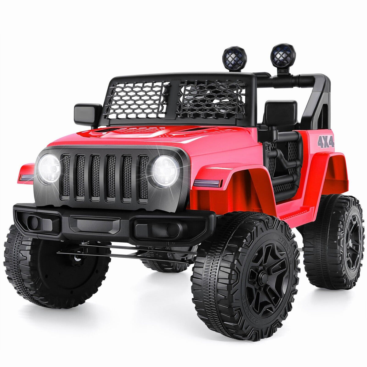 2-Seater Kids Electric Ride-On Truck with Remote Control - 24V/12V Power Options