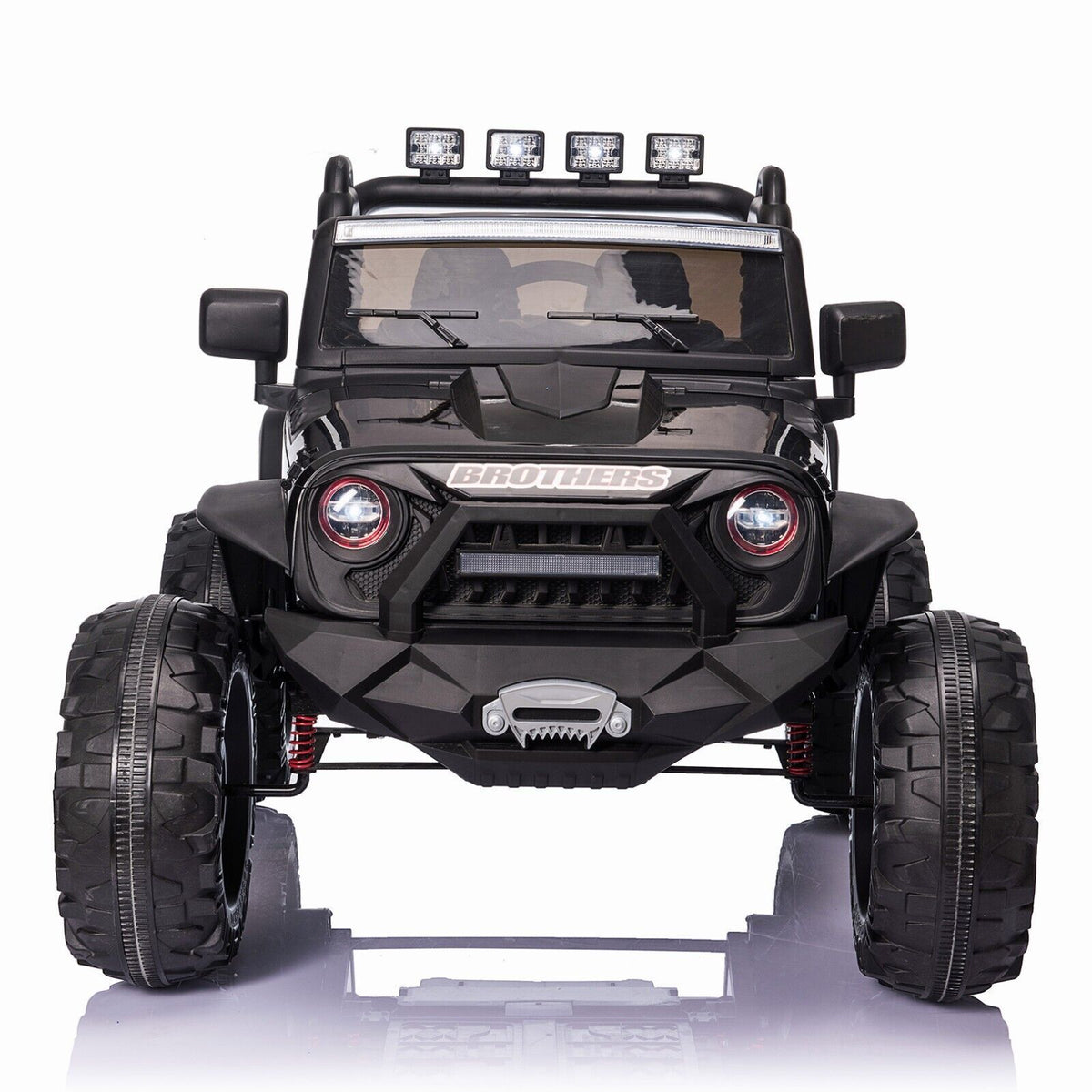 12V Electric Ride On Jeep Toy Car with USB, Bluetooth, and Remote Control for Kids