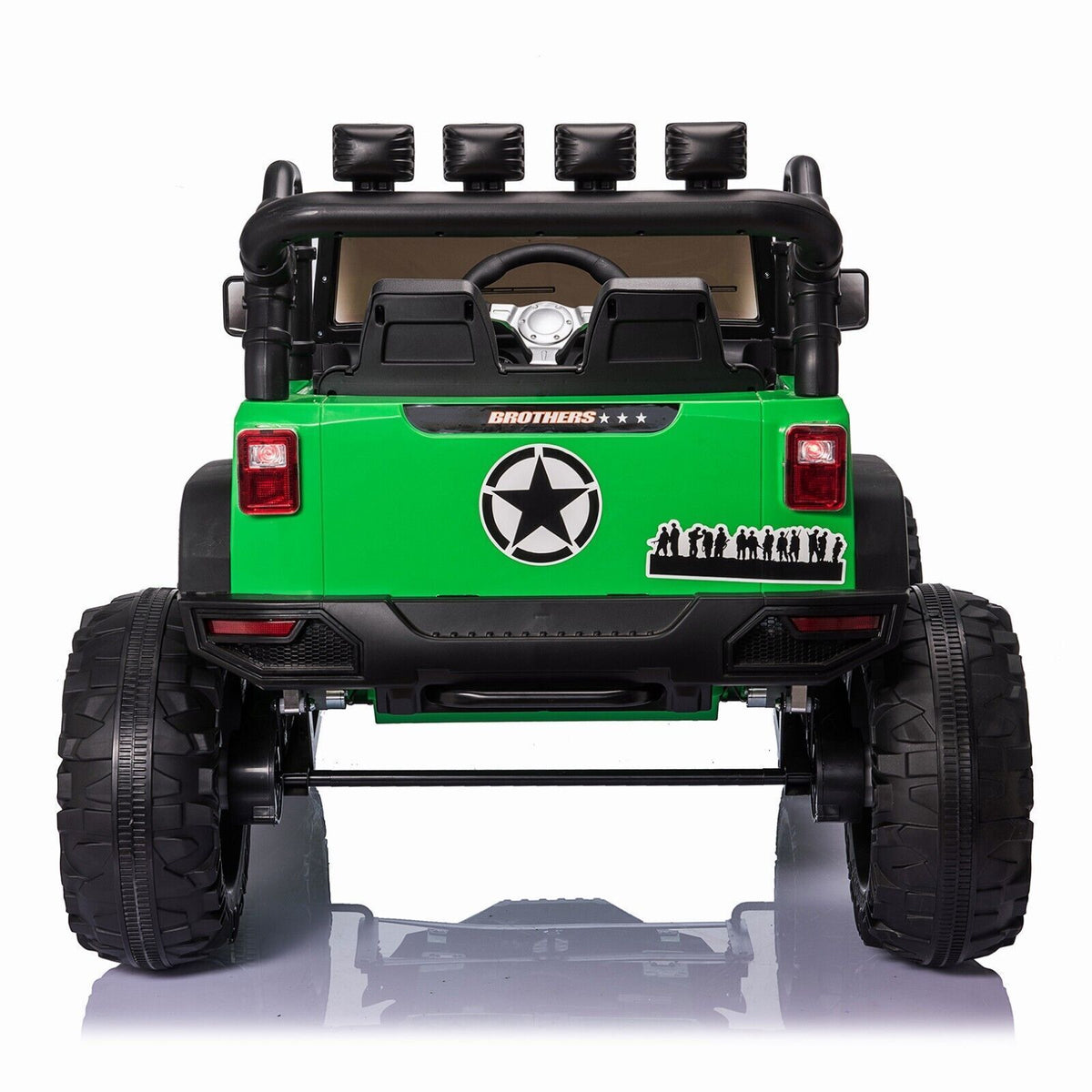 12V Electric Ride On Jeep Toy Car with USB, Bluetooth, and Remote Control for Kids