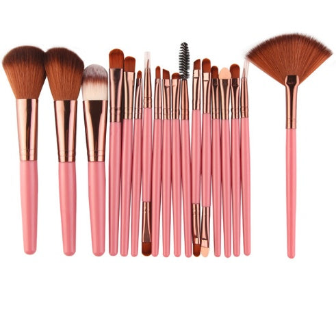 MAANGE 18-Piece Makeup Brush Set with Fan Brush – eBay Hot Seller