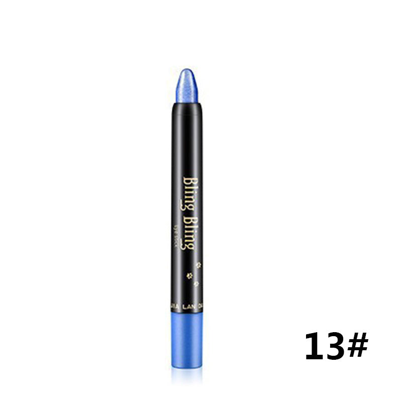 Pearlescent Silkworm Eyeshadow Pen: Waterproof, Long-Lasting, 15 Colors
