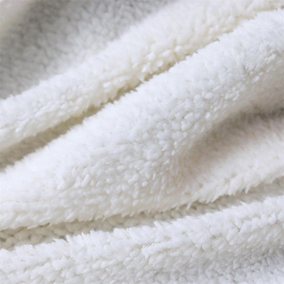Winter Double Layer Fleece Blanket Puppy Series