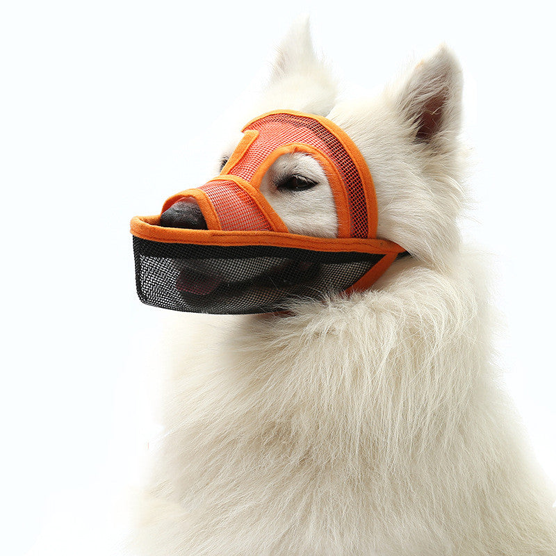 Breathable Mesh Mask That can Bite Bark and Chew Dogs