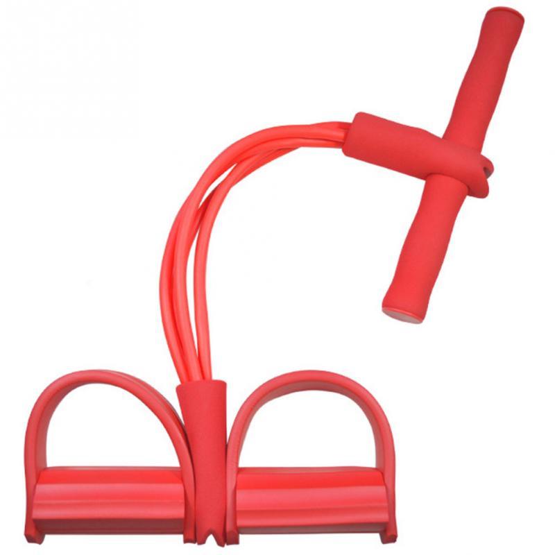 Latex Foot Pedal Resistance Band with Handle