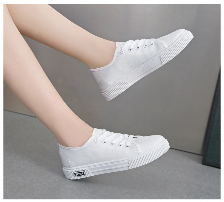 White Shoes Korean Style Soft Bottom Non-slip Breathable