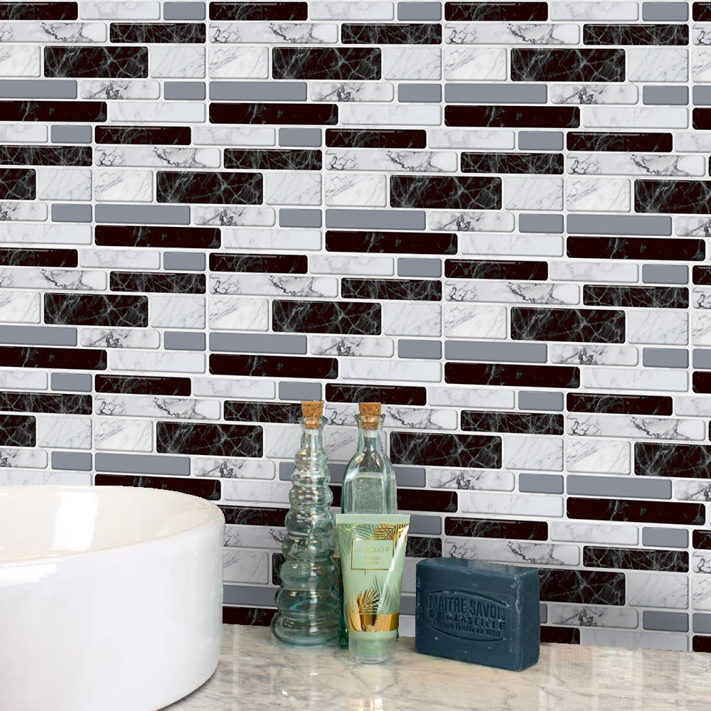 Kitchen Decoration Wall Stickers Black And White Classic
