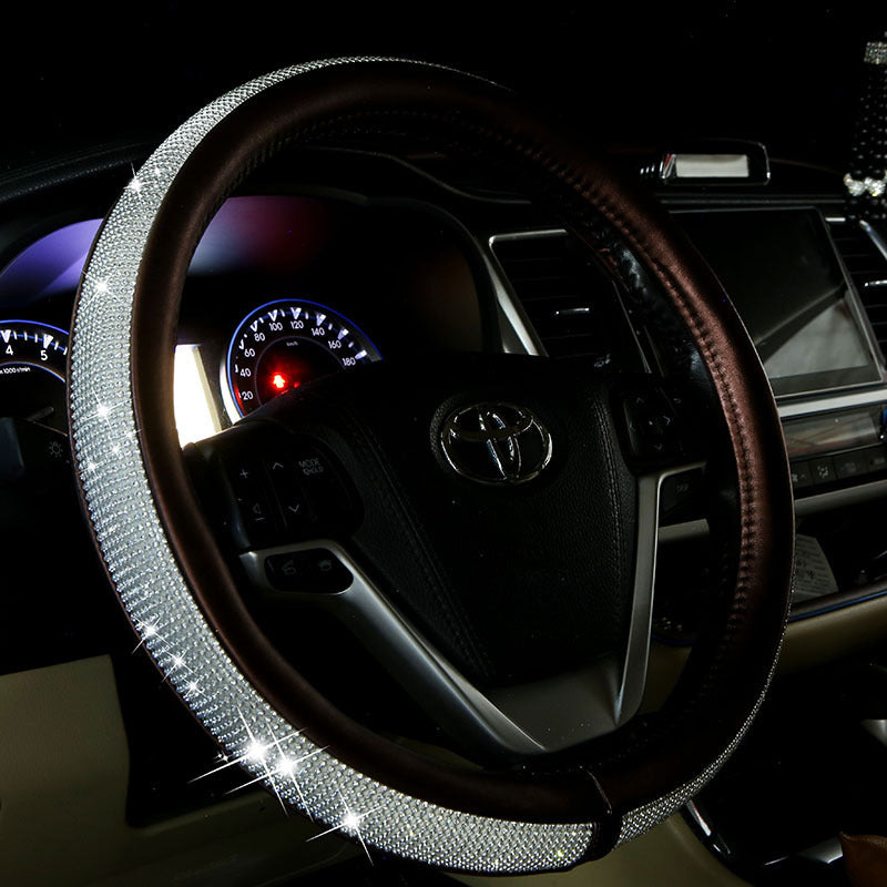 Women’s Summer Rhinestone Steering Wheel Cover