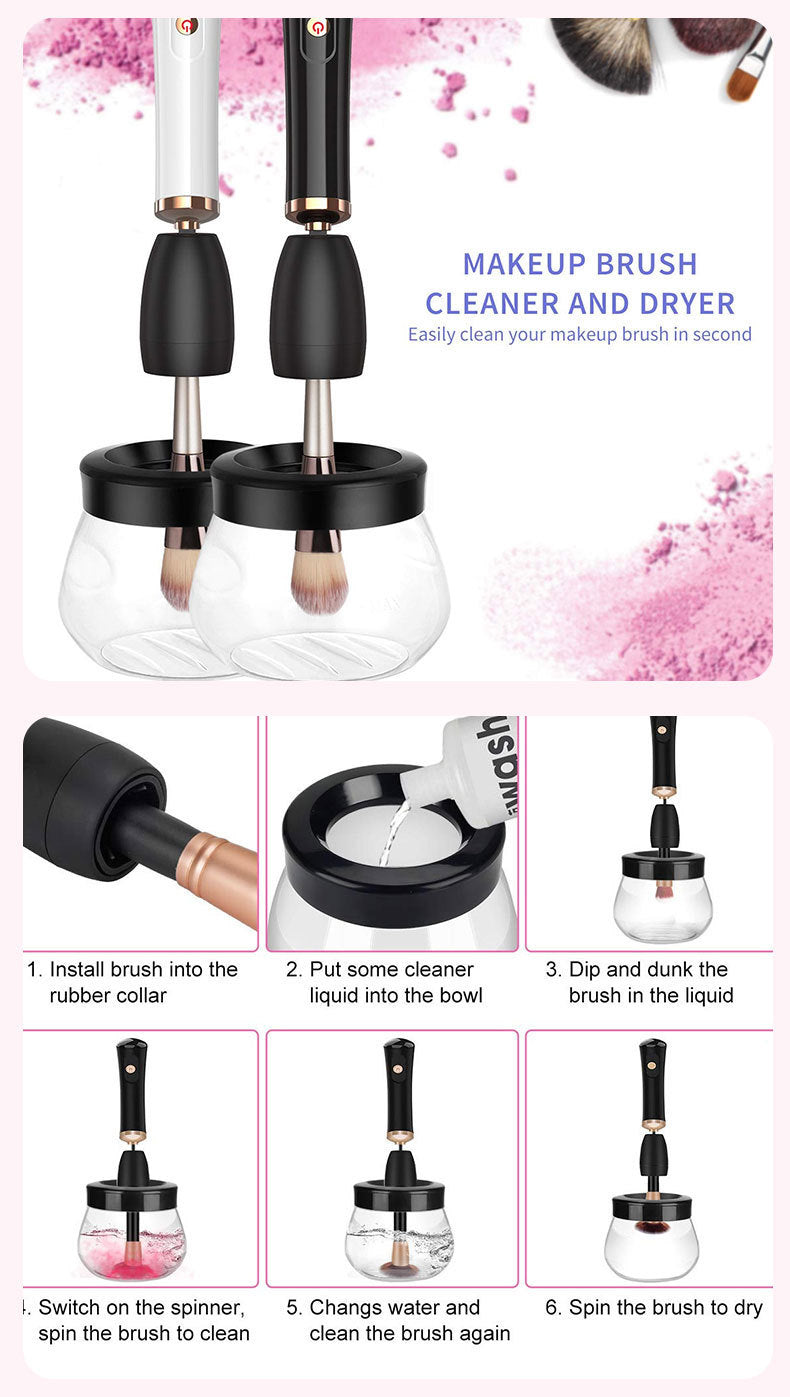Electric Makeup Brush Cleaning Scrubber