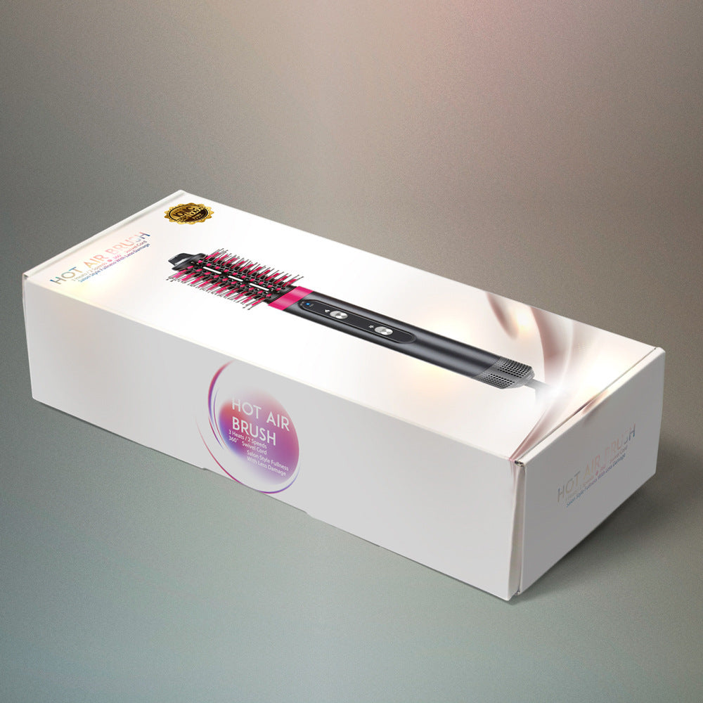 4-in-1 Hot & Cold Air Comb Hair Dryer with Rotating Brush