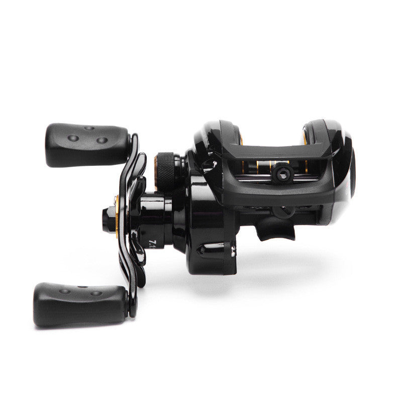 Pmax3 All-Metal Long-Throw Fishing Reel - Anti-Explosion, Double Brake