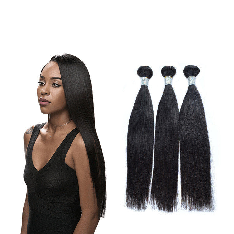 European & American 9A Straight Hair Wig Bundles