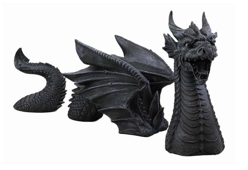 Large Dragon Gothic Garden Statue