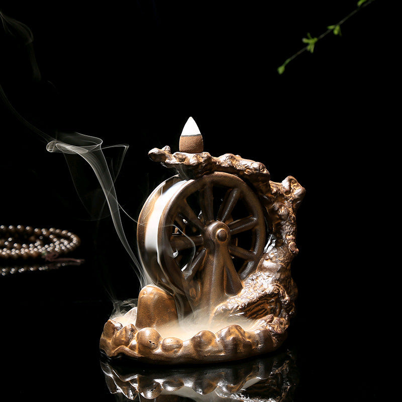 Ceramic Backflow Incense Burner Aromatherapy Decor