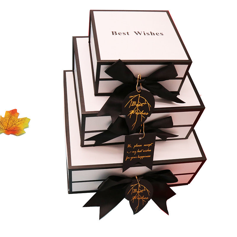 Clamshell Gift Box Lipstick White Square Packaging
