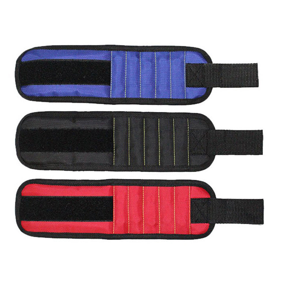 Fifteen Compartment Magnetic Wristband Tool Holder